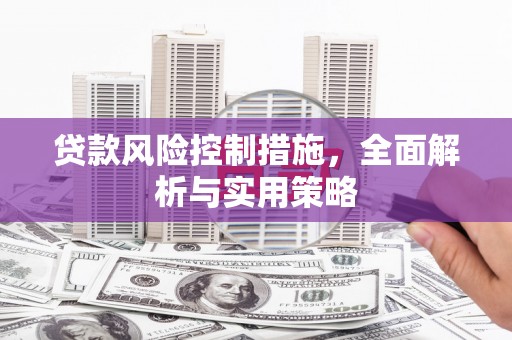 贡寮贷款风险控制措施，全面解析与实用策略