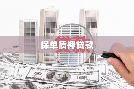 贡寮保单质押贷款