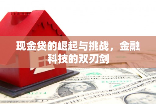 贡寮现金贷的崛起与挑战，金融科技的双刃剑