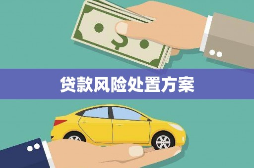 贡寮贷款风险处置方案