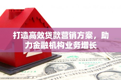 贡寮打造高效贷款营销方案，助力金融机构业务增长