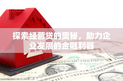 贡寮探索经营贷的奥秘，助力企业发展的金融利器