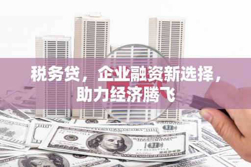 贡寮税务贷，企业融资新选择，助力经济腾飞