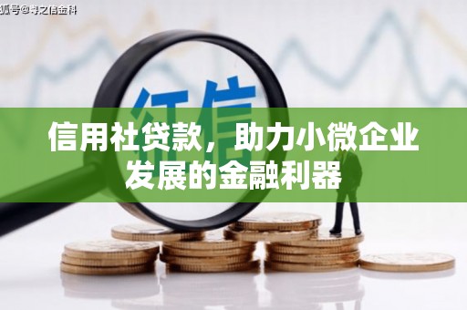 贡寮信用社贷款，助力小微企业发展的金融利器