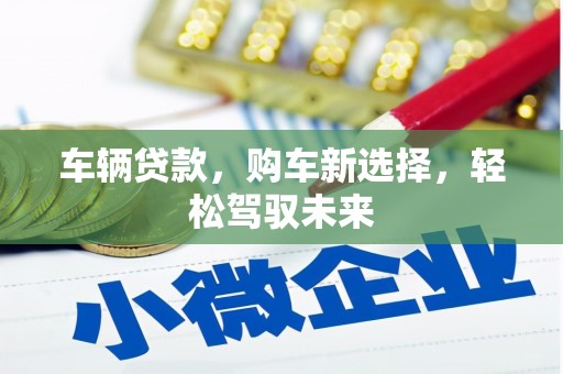 贡寮车辆贷款，购车新选择，轻松驾驭未来