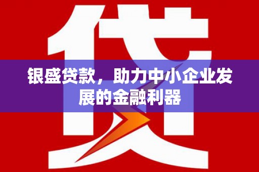 贡寮银盛贷款，助力中小企业发展的金融利器