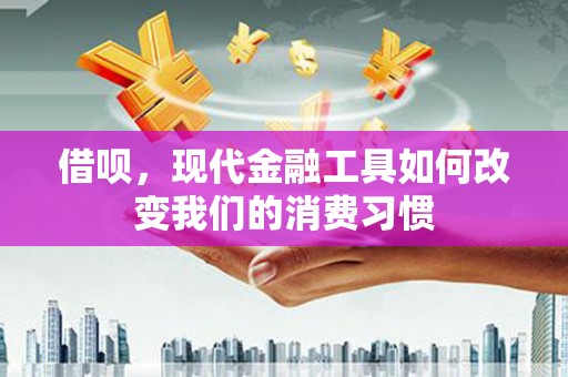 贡寮借呗，现代金融工具如何改变我们的消费习惯
