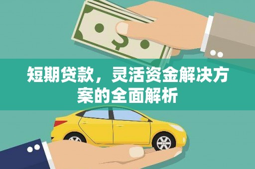 贡寮短期贷款，灵活资金解决方案的全面解析