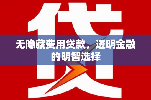 贡寮无隐藏费用贷款，透明金融的明智选择