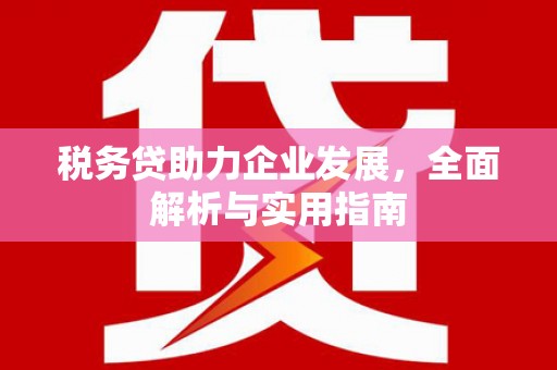 贡寮税务贷助力企业发展，全面解析与实用指南