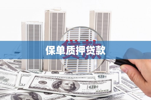 贡寮保单质押贷款