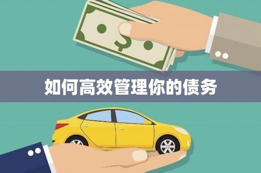 贡寮如何高效管理你的债务