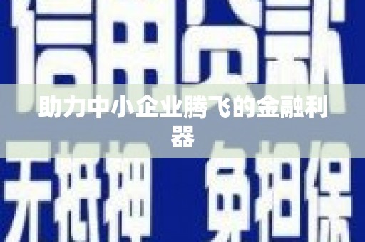 贡寮助力中小企业腾飞的金融利器